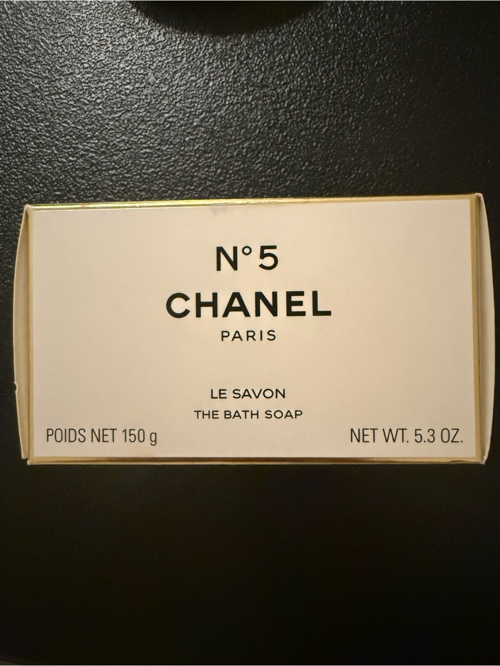 CHANEL N°5 Le Savon Bath Soap - Cream and Black Box